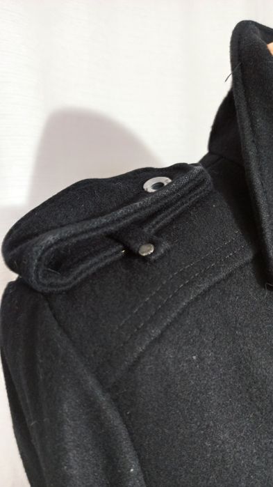 Sg Sg Czarny płaszcz męski L dyplomatka bosmanka  męska L Jack & Jones