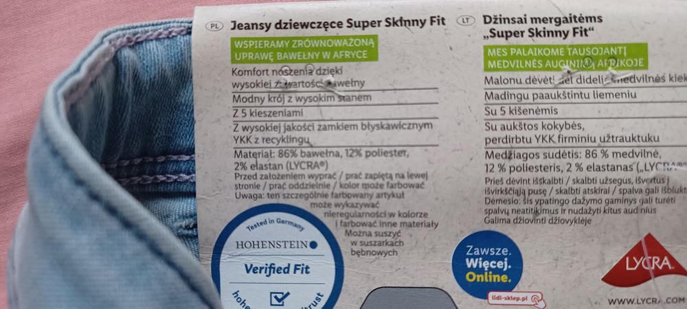 Jeansy dziewczęce 140 pepperts NOWE