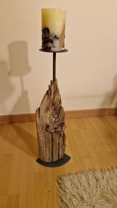 Castiçal feito à mão