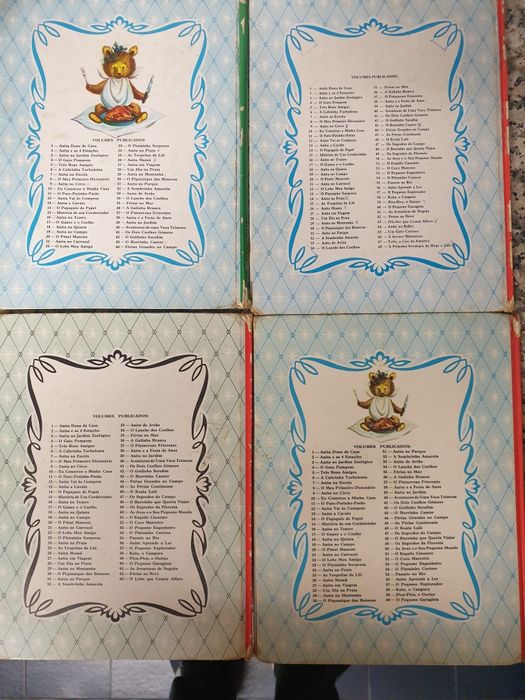 Livros antigos da Anita