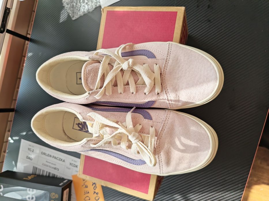 Buty Vans Old skool pink suede rozmiar 38 24cm