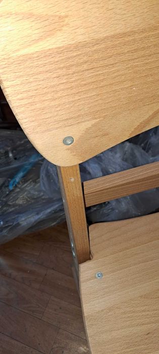 Стільчик шкільний зростаючий дерев'яний