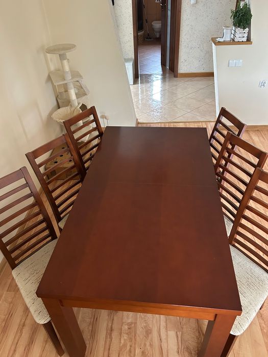 Zestaw stół +6 krzeseł