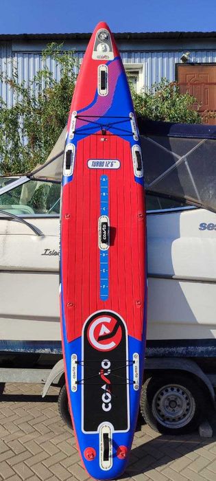 COASTO TURBO 12'6 381x76 САП доска SUP дошка 2 СЛОЯ борд board Paddle SUP дошка 2 шари слоя САП доска надувна Stand Up board борд SUB SAP надувная