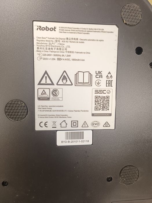 Posto de carregamento irobot romba