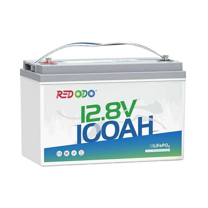 Redodo 12.8V 100Ач 1280Втч LiFePO4 гарантія в Україні, чек, акумулятор з Німеччини