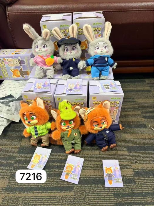 Зоотрополіс/Disney Zootopia дабубу /баранчікі/6 видів/ХІТ/6 гіроїв!!!