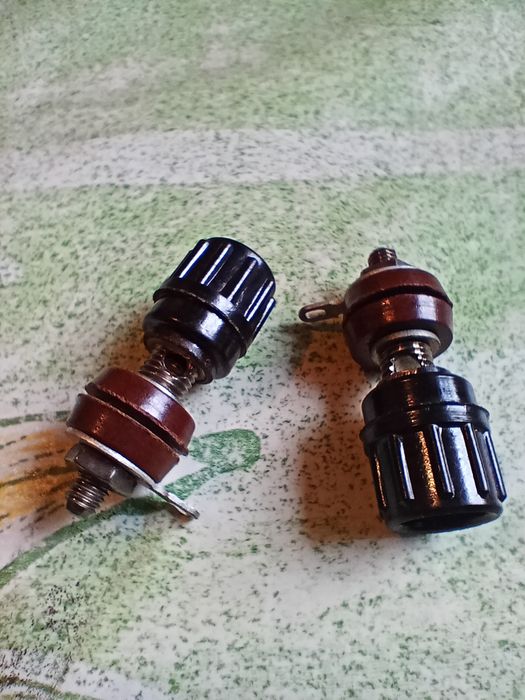 Гвинтові клеми 6мм. Латунь.