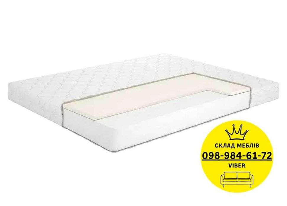 АКЦИЯ! Матрас БЕЗ ПРУЖИН со СЪЕМНЫМ чехлом. Матрац на диван