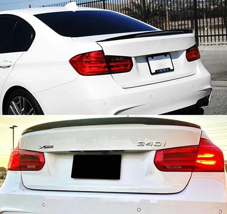 Spoiler aileron lip mala M, MP e M4 Style preto brilhante modelos BMW E82 F22 F44 E90 E92 E93 F30 G20 F32 F36 G22 G26 E60 F10 G30 a partir de €40,00
