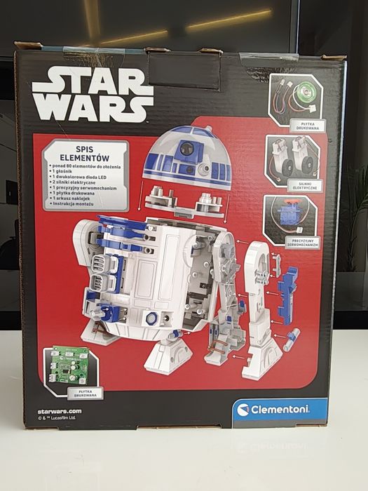 R2D2 zdalnie sterowany robot STAR WARS od Clementoni