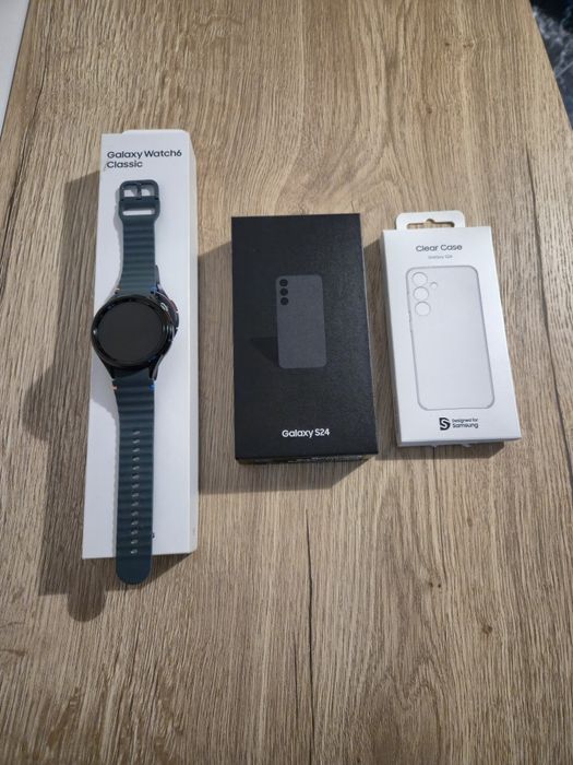 Telemóvel Samsung S24 + Smartwatch Watch 6 Classic