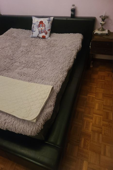 Cama casal 160×200 Preta