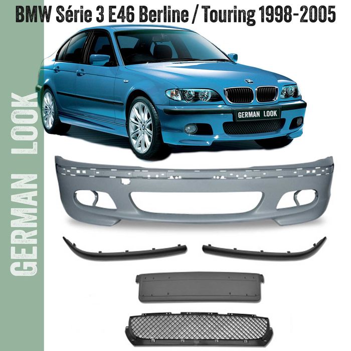 Para-choques frontal para BMW E46 1998 a 2005 Look Pack M