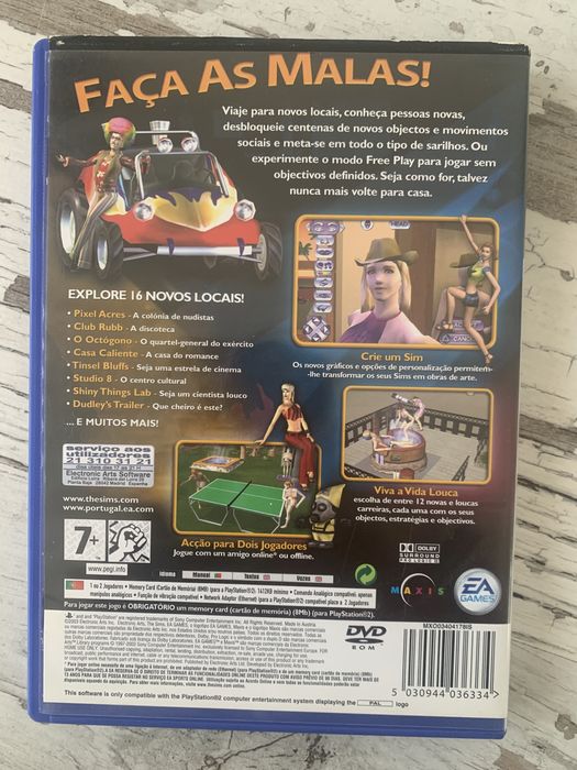 Jogo playstation 2 SIMS
