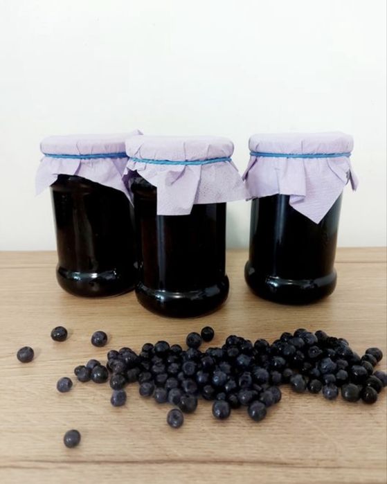 Jagody bez cukru 10x315 ml domowy dzem z jagod bez cukru