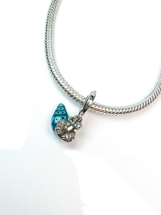 Charms do bransoletek modułowych próba 925 ślimak