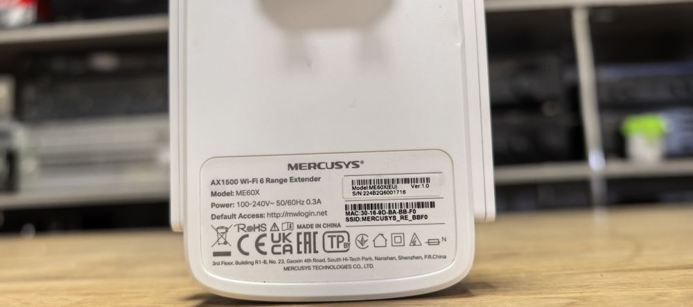 Репітер Mercusys AX1500/Свіч Mercusys MS105GS