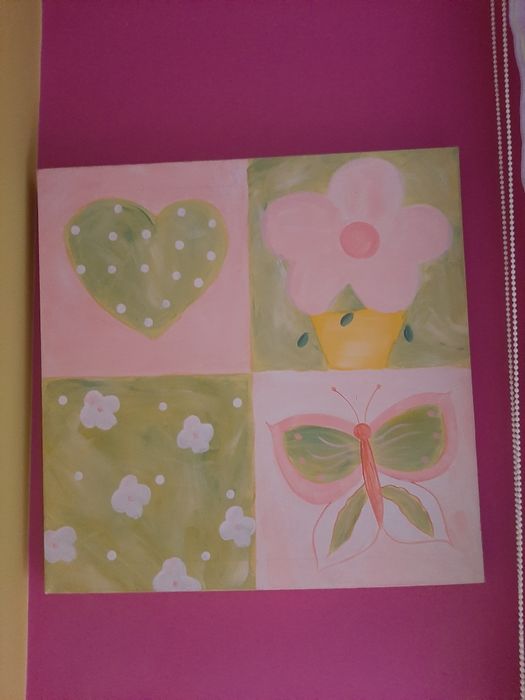 Quadro de parede quarto menina