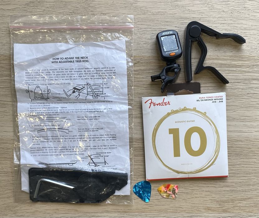 Guitarra acustica fender