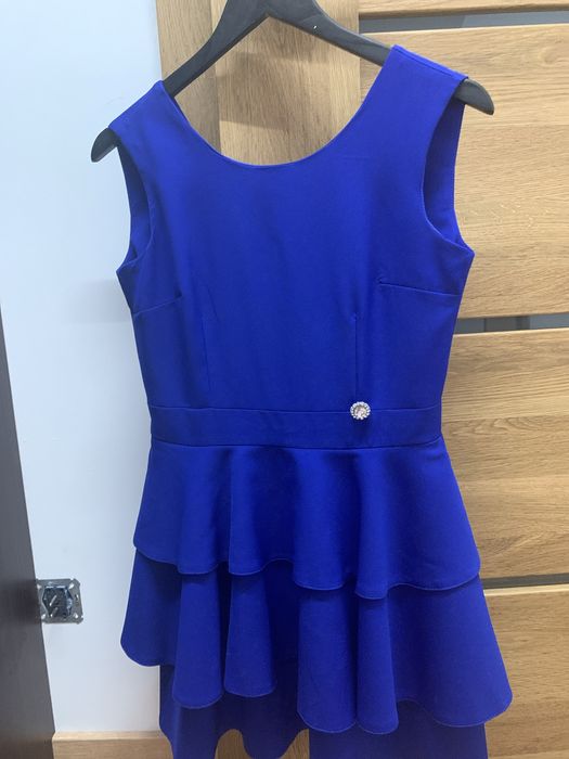 Sukienka kolor chabrowy