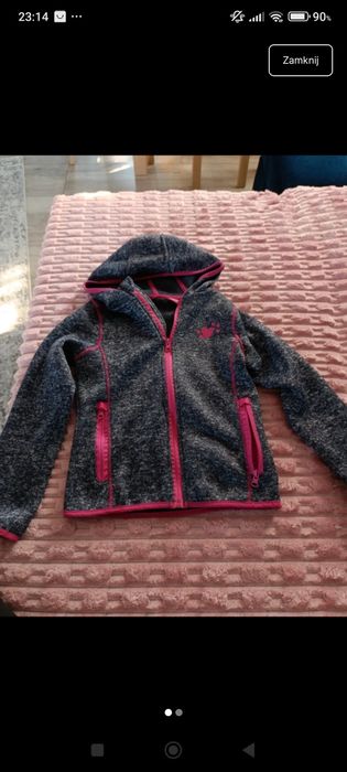 Bluza ocieplana 134/140