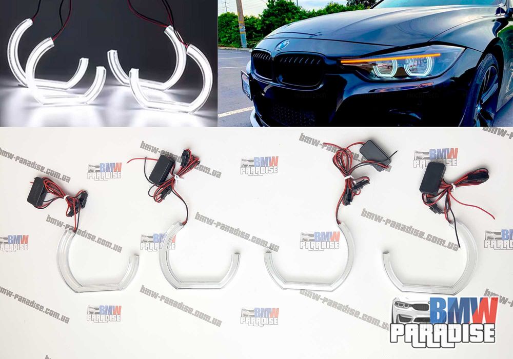 ТОП ЦЕНА + КАЧЕСТВО! 3д Ангельские глазки M-style BMW F30 F31