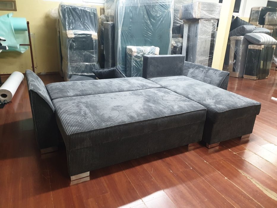 Naroznik Kanapa Sofa Funkcja Spania Poduszki Dostawa Cała Polska