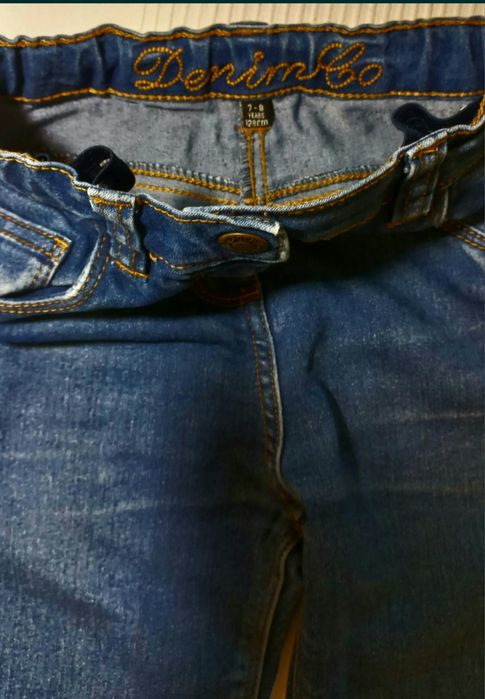 Джинси Denim 7-8 дитячі штани брюки для дівчинки