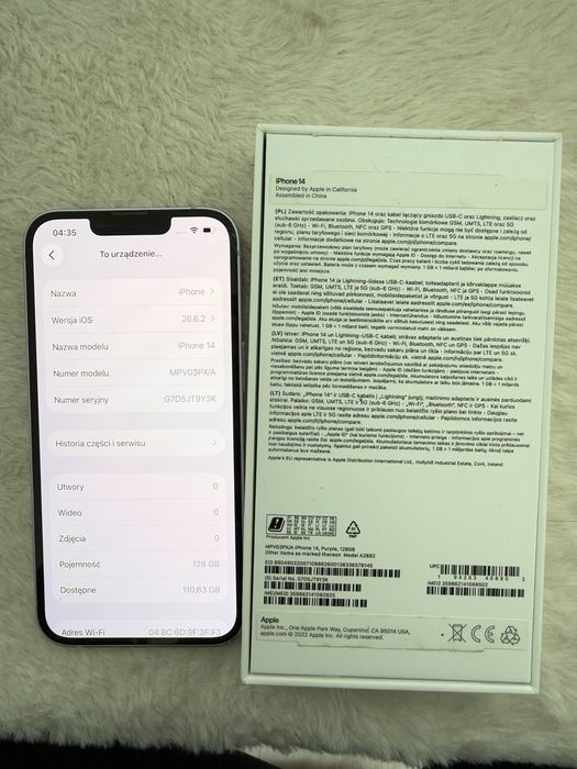Iphone 14 128GB stan dobry