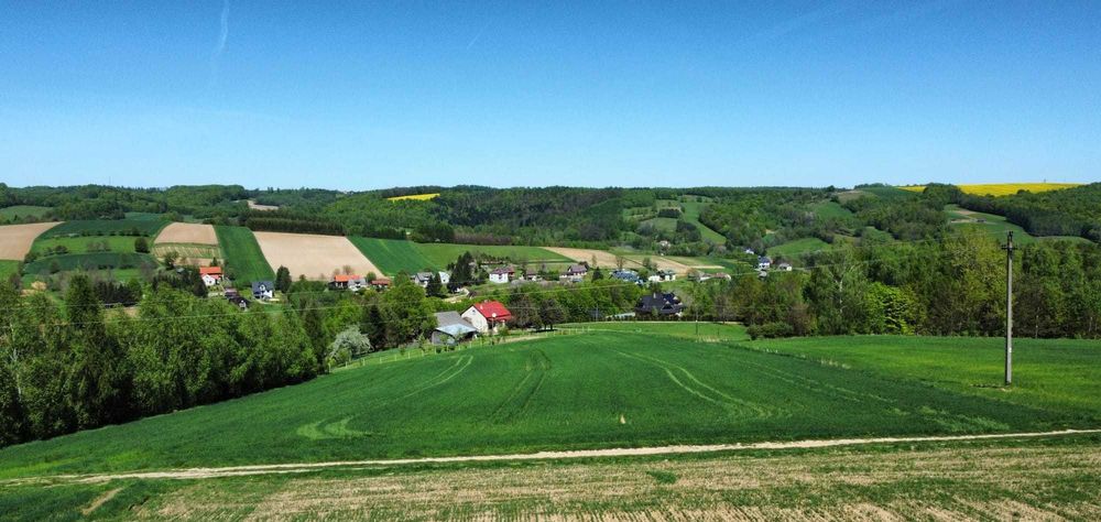 Widokowa działka budowlana - Pstrągowa, 3757m2