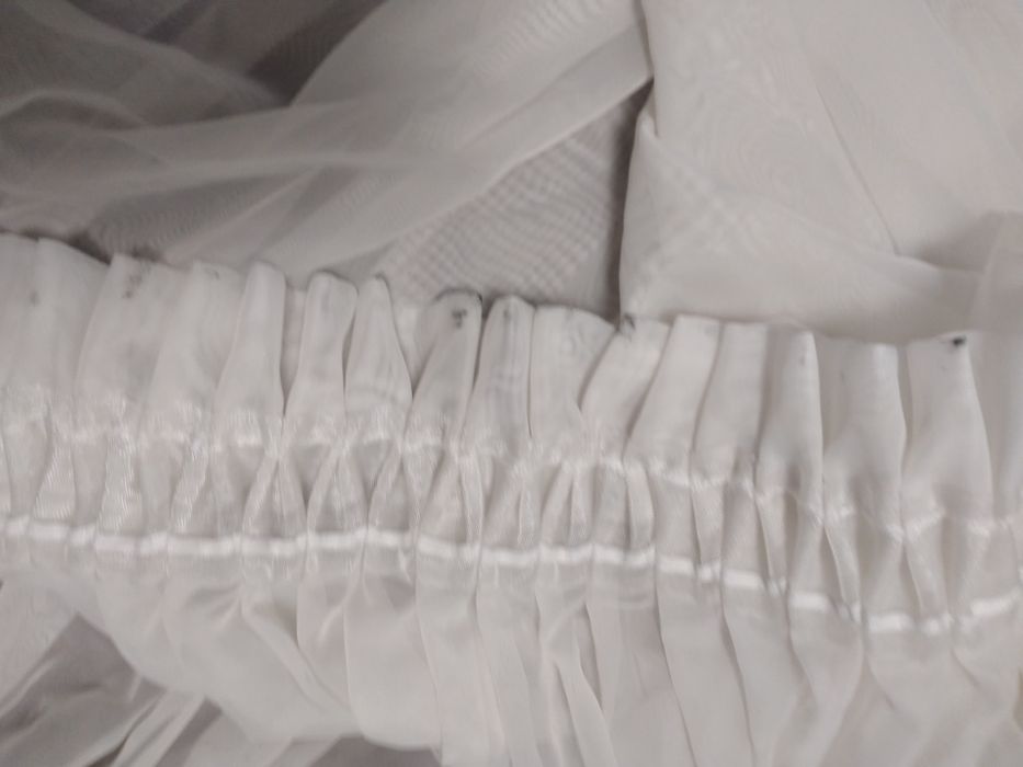 Firana na taśmie marszczącej 120 cm x 430 cm