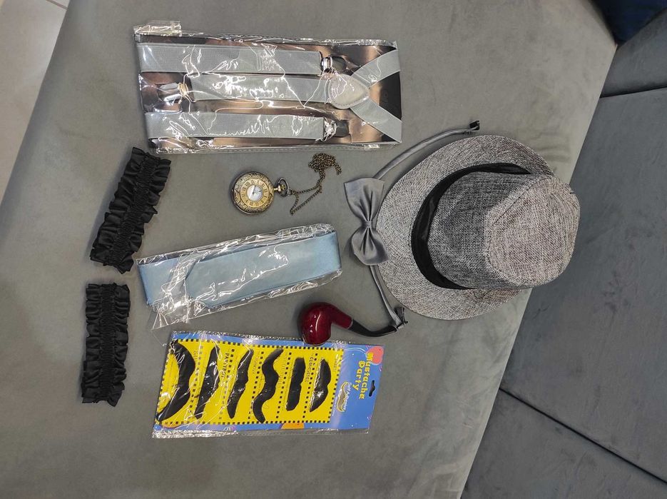 Przebranie dla chłopca LUFFIS Męski kapelusz z Aama z lat 20 XX w