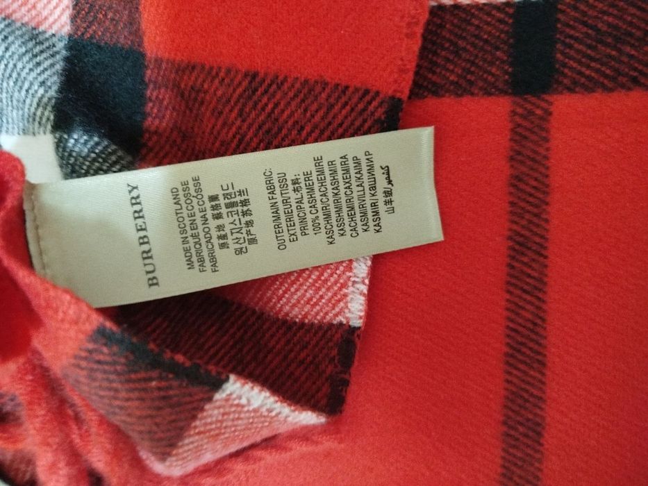 Новый кашемировый шарф Burbery