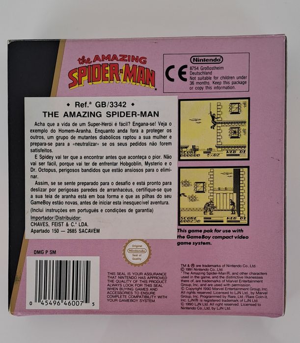 The Amazing Spider-Man Game Boy (CIB)64171723169154122