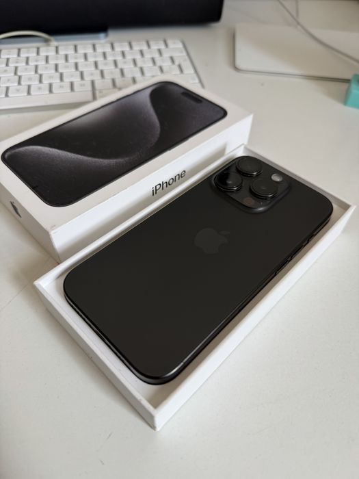 Bateria 95% iPhone 15 Pro 128gb Black Titanium