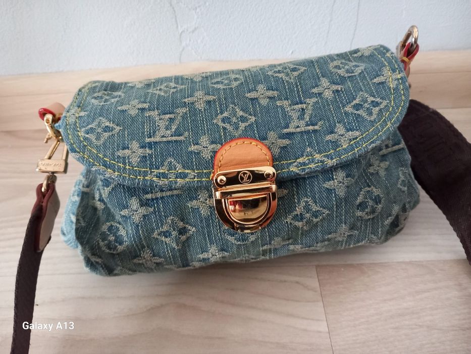 Louis Vuitton blue monogram denim