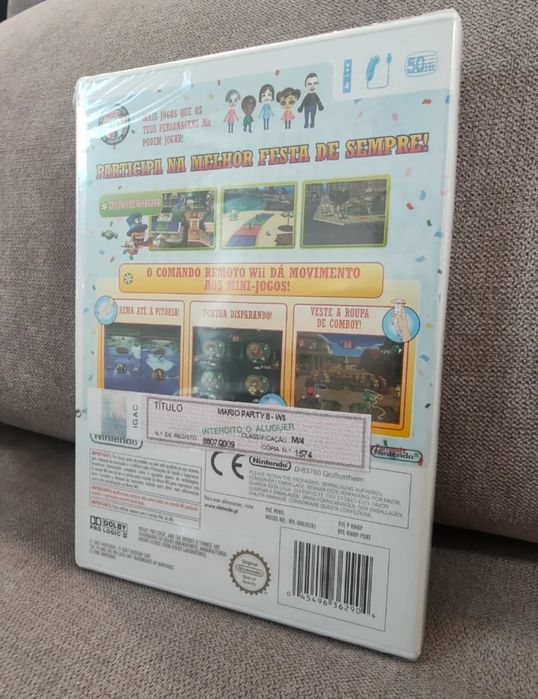 Super Mario Galaxy Wii & Mario Party 8 Selados