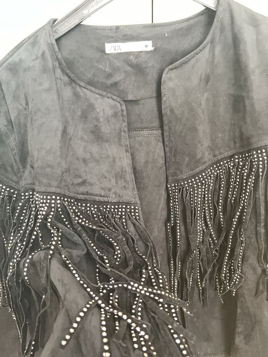 Casaco suede novo zara