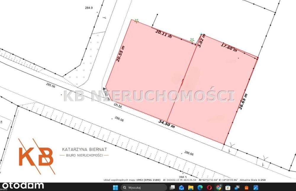 Działki na sprzedaż w Radlinie