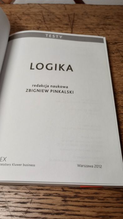 Logika. Testy. Zbigniew Pinkalski.