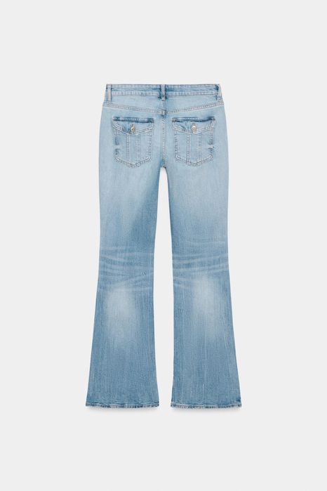 Джинси Zara bootcut кльош з низькою посадкою