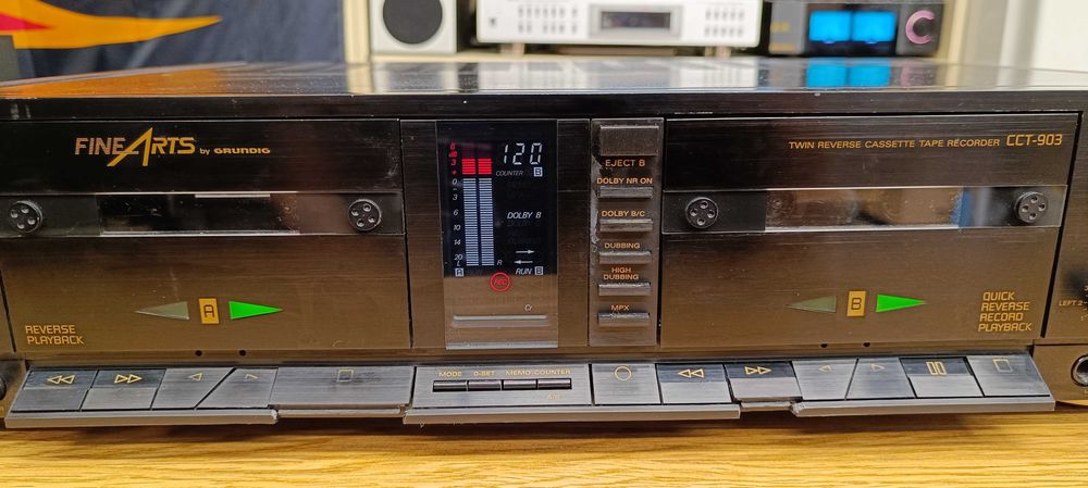 Кассетна дека Grundig Fine Arts T-903 (відео роботи! )