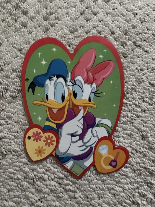 Duża karteczka do segregatora kaczor donald a5 disney lata 90 y2k