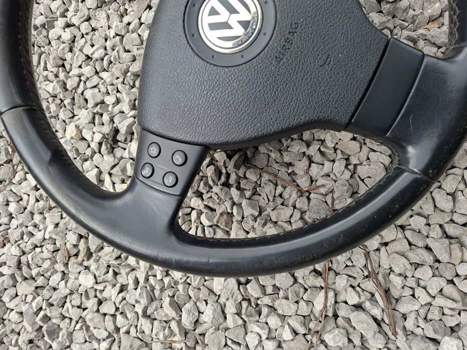 Kierownica vw passat b6 touran golf v poduszka wiązka  multifunkcja
