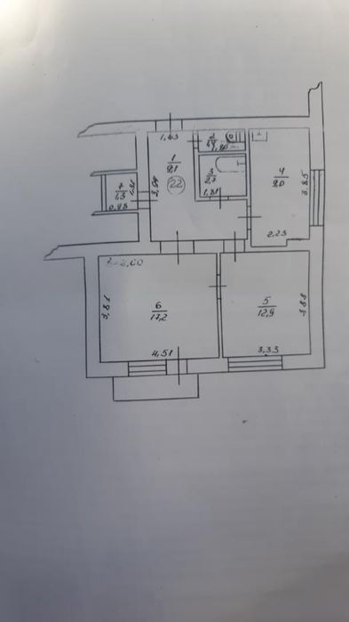 Продам 2 кімнатну квартиру в с. Старе Бориспільського району