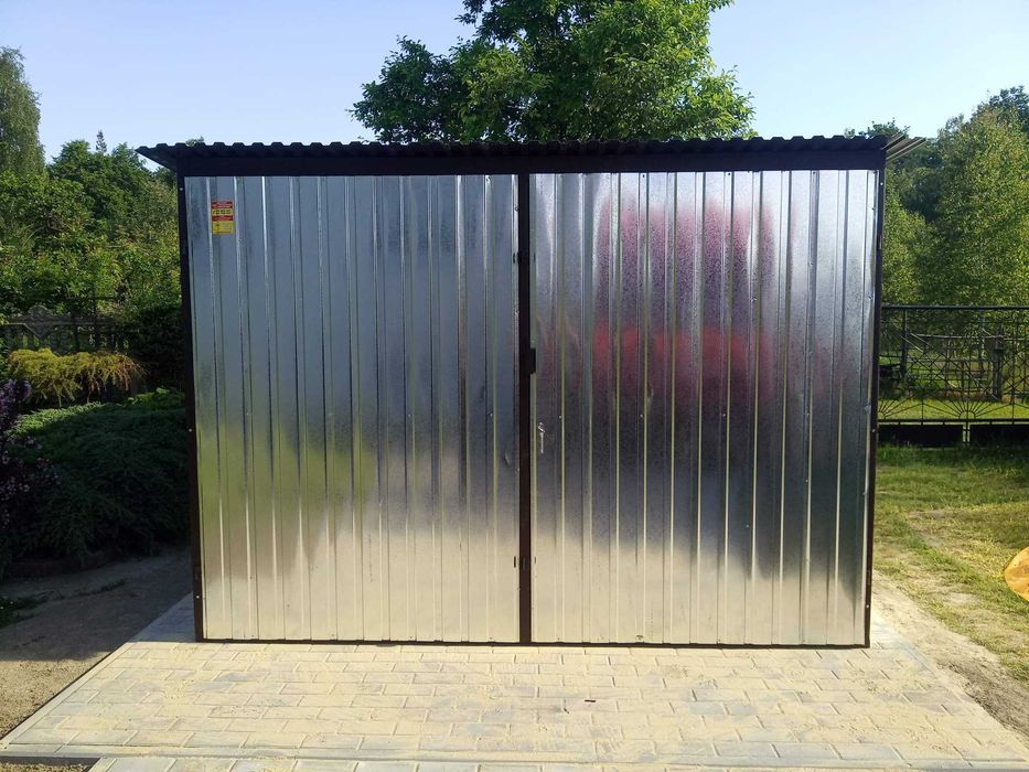 Garaże blaszane, garaż blaszany Blacha w I gat. 3x5