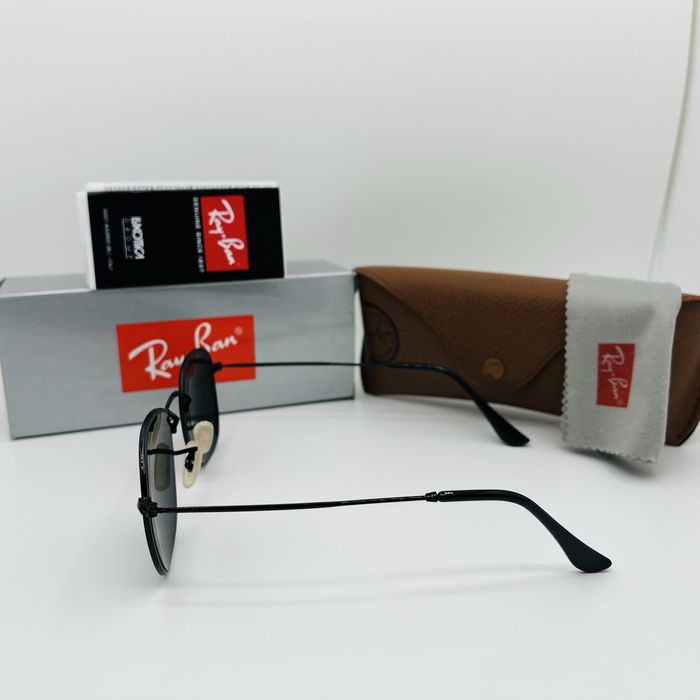 Солнцезащитные очки Ray Ban Frank 3857 Black-Black 51мм стекло