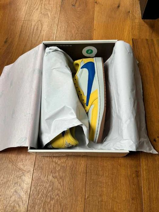 Jordan 1 Retro Low OG SP Travis Scott Canary R.41