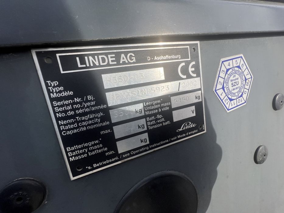 Linde h35 дизель погрущик кара навантажувач
